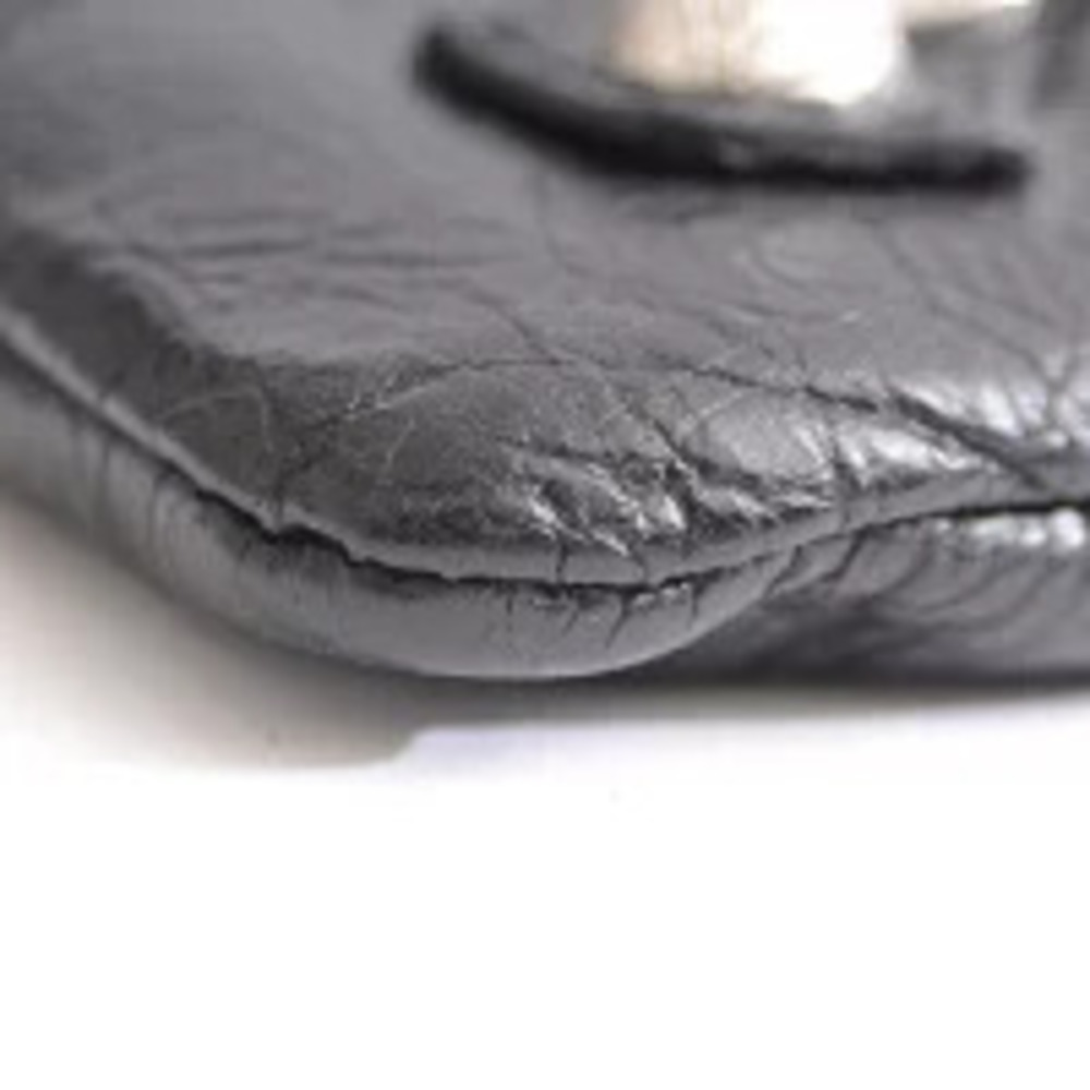 Balenciaga Bag Giant Leather Envelope Black Clutch - Picture 8 of 10